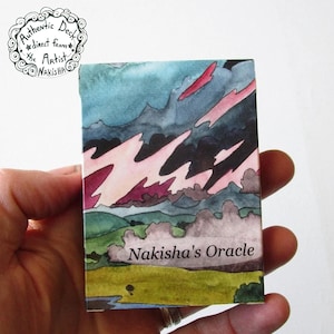 Nakisha's Oracle - kaartendeck landschapskunst - pokerkaartformaat, met originele landschapskunstschilderijen, kleurrijk, gemakkelijk leesbaar kaartspel