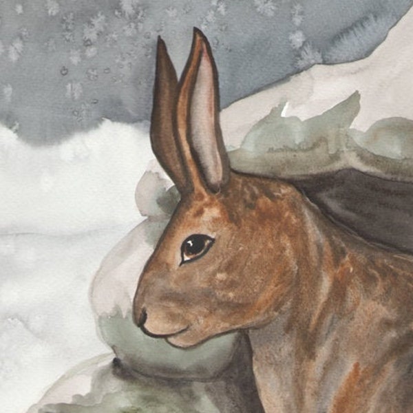 Rabbit Paintings - Etsy