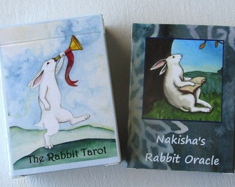 Oracle and Tarot Set - The Rabbit Tarot and Nakisha's Rabbit Oracle