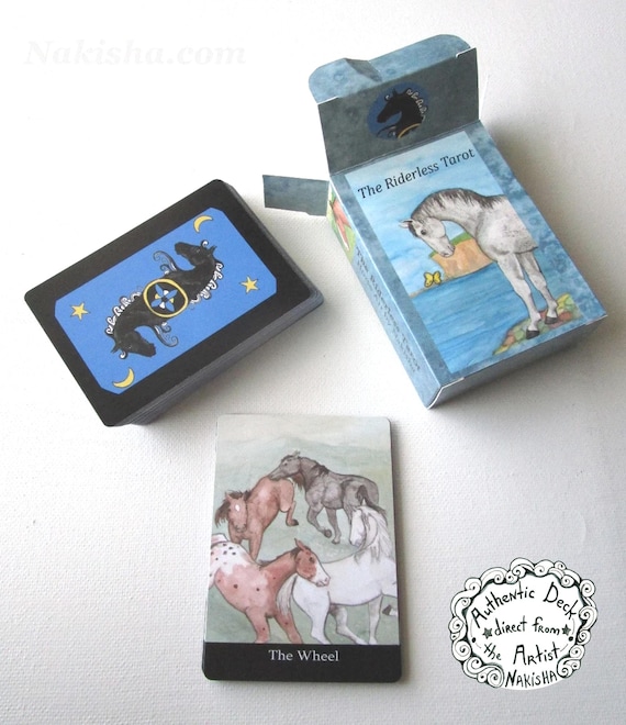 トランプサイズ - ライダーレスタロットカードデッキ、馬タロット