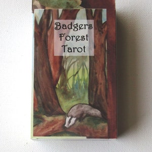 The Badgers Forest Tarot - Animal Art Tarot Card Deck - Tarot Sized