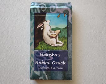 Open Box -Nakisha's Deluxe Rabbit Oracle- Animal Art Card Deck- Deluxe Tarot Card Size, Special Price