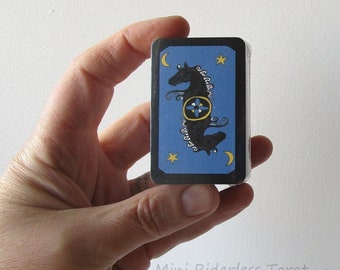 Mini Riderless Tarot Card Deck - Horse Tarot Cards - NO BOX