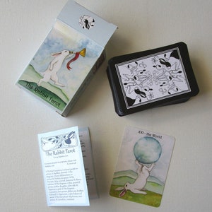 The Rabbit Tarot - Animal Art Card deck - Third Edition - Playing Card Size