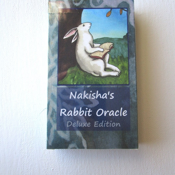 Nakisha's Deluxe Rabbit Oracle - Animal Art Card Deck - Deluxe Tarot Card Size