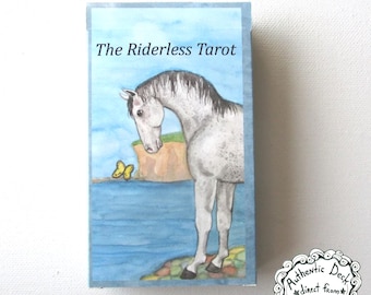 The Riderless Tarot - Unique Deck of Horse Art by Nakisha - Tarot Size Deck, Designed using Original Watercolor Paintings, Horse Lover Gift