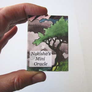 Mini Deck - Nakisha's Mini Oracle - Landscape Art Card Deck - Mini Pocket Size, Small, Easy to Read, Divination, Meditation, Inspiration