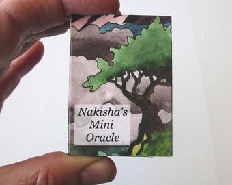 Mini Deck - Nakisha's Mini Oracle - Landscape Art Card Deck - Mini Pocket Size, Small, Easy to Read, Divination, Meditation, Inspiration