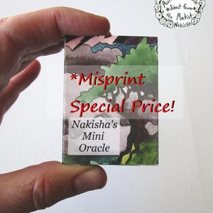 Mini Deck - Nakisha's Mini Oracle - Baraja de cartas con diseño paisajístico - Precio reducido