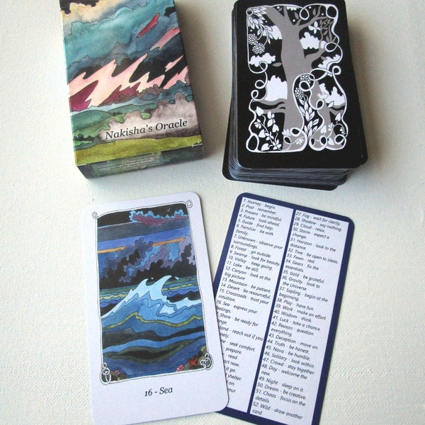 Nakisha's Oracle - Landscape Art Card Deck - Tarot Card Size