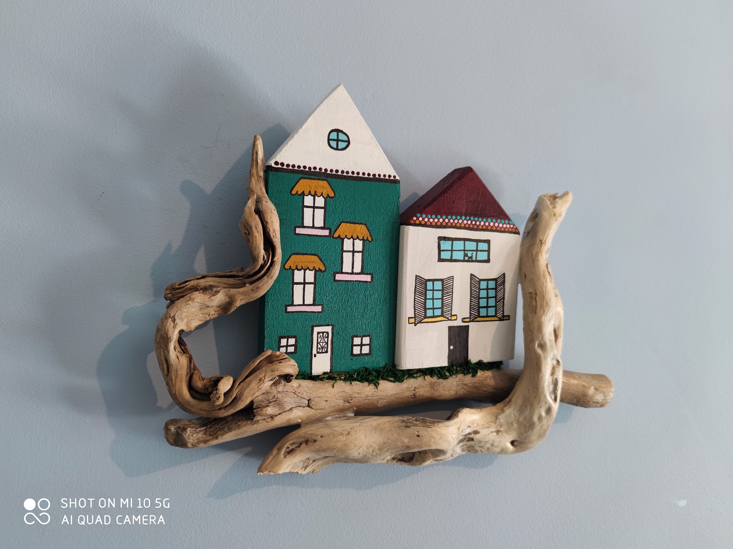 Driftwood Cottage Series/ Handmade Wooden Houses With Natural Etsy
