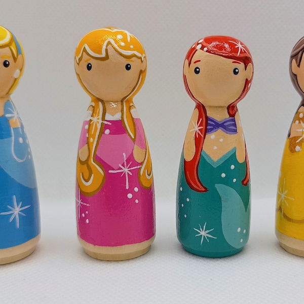 Disney Princess Peg Dolls