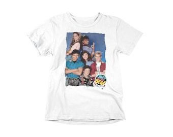 Saved by The Bell 80s Sitcom Cast Portrait Pictures Toddler T-Shirt Tee