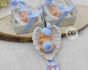 Figura De Bebe Para Dormir En Alas De Angel Favores De Baby Etsy Espana
