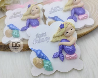 Mermaid Party Favors: Seashell Name Sign, Baby Shower Gifts