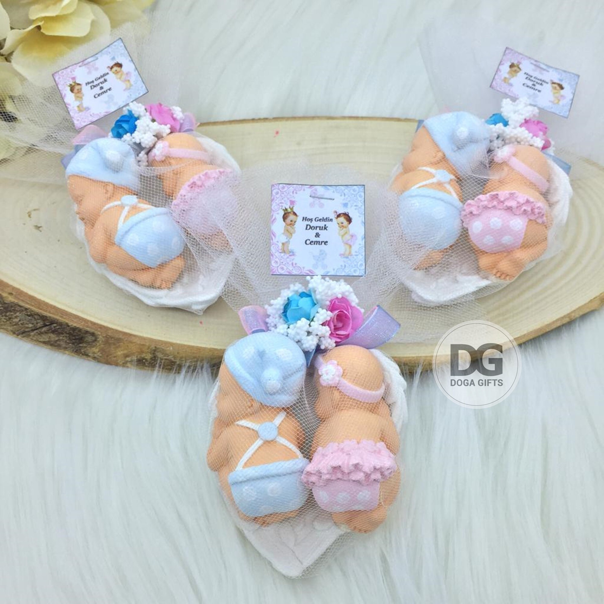 Twin Baby Shower Gift for Guest Baby Shower Favors Newborn Etsy India