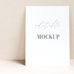 Poster Mockup | Bearbeitbares Mockup Poster | Mockup | Modell | Druck Mockups | A4 Mockup | Kunst Mockup | Fotografie Mockup | Poster Vorlage