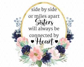 Hermana Sublimación PNG Archivo, Citas hermanas, Hermana Cumpleaños, Sublimación Descargar, Descarga instantánea, Impresión y Corte, Diseño de Sublimación
