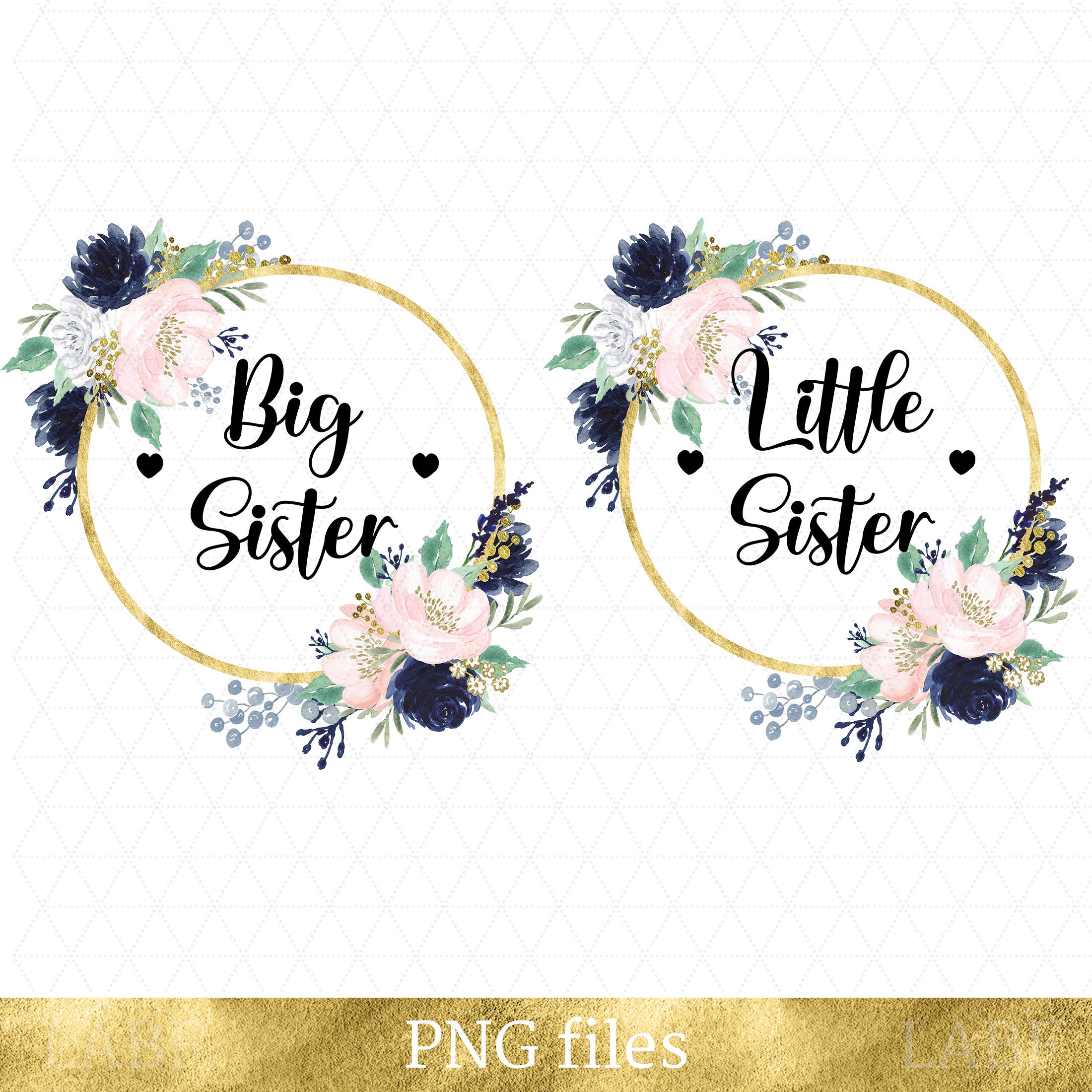 Sister Sublimation PNG File Little Sister Quotes Big Sister - Etsy