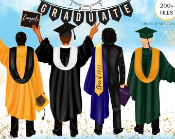 Clipart ukończenia szkoły, Ukończenie szkoły przez uczniów, Portret DIY, Czapka ukończenia szkoły, Clipart szkolny, Pomysły na prezenty, Personalizowany kubek, Projekt sublimacji PNG