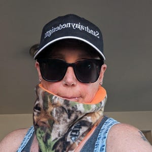 Reversible Camo Fleece Neck Gaiter, Hunter Orange, Cold Weather Gear