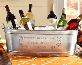 5.4 Gallons Beverage Tub With Stand and Tray Makes for a Great Gift Superior Construction Wine Galvanized Metal Party Bucket Is Perfect as a Cooler for Holding Beer Champagne or Any Beverage 5.4 Gallons Beverage Tub With Stand and Tray Makes for a Great Gift Superior Construction Wine Galvanized Metal Party Bucket Is Perfect as a Cooler for Holding Beer Champagne or Any Beverage