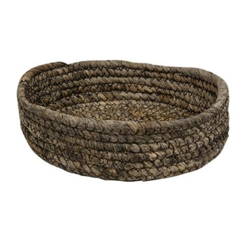 3/set Corn Husk Rope Basket Trays Basket for Flower Basket Etsy