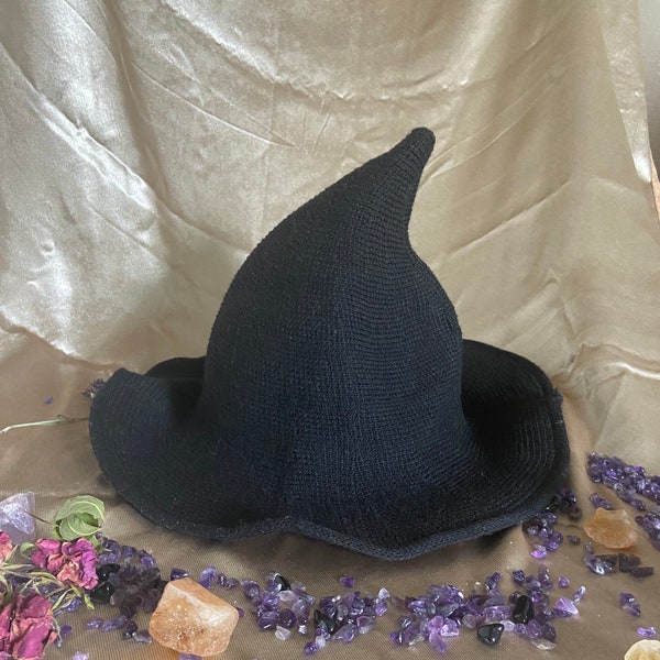 Black Modern Day Witch Hat