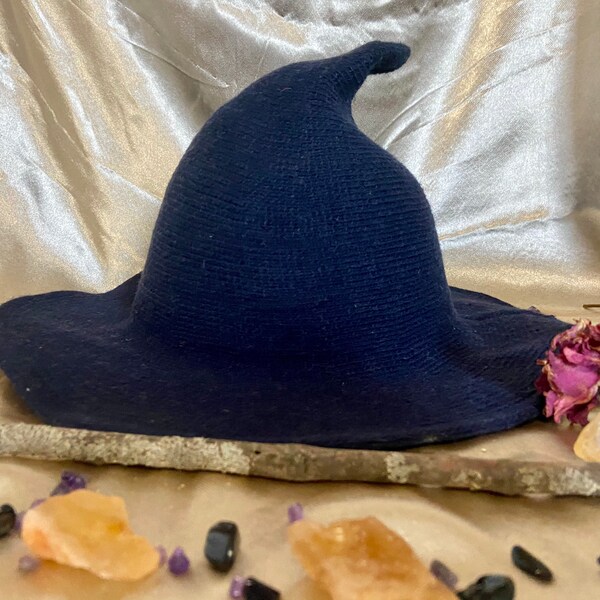 Navy Blue Modern Day Witch Hat
