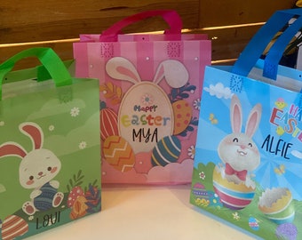 Personalised Easter Hunt Bags, Easter Gift Bags, Easter Hunt Bags for Kids