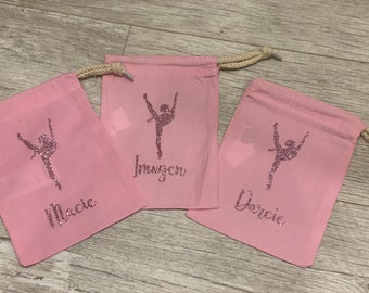 Personalised Gymnastic, Ballet Shoe Bag, Dance Bag, Gift for Ballet Dancer, Gift for Gymnast