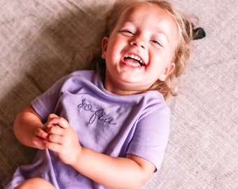 Personalized Name Shirts - Organic NB-10Y
