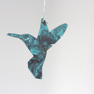 Copper Hummingbird Windchime / Wind Chimes With Humming Bird/ Outdoor ...