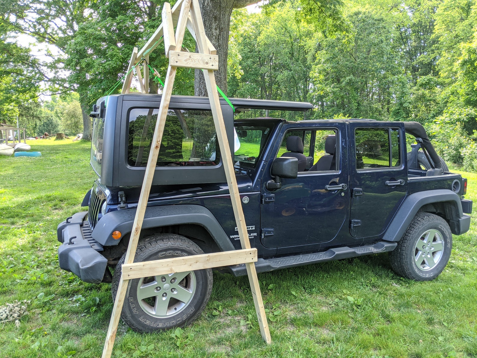 JEEP Get Topless Easy DIY Jeep Hard Top Lift Hiost Etsy