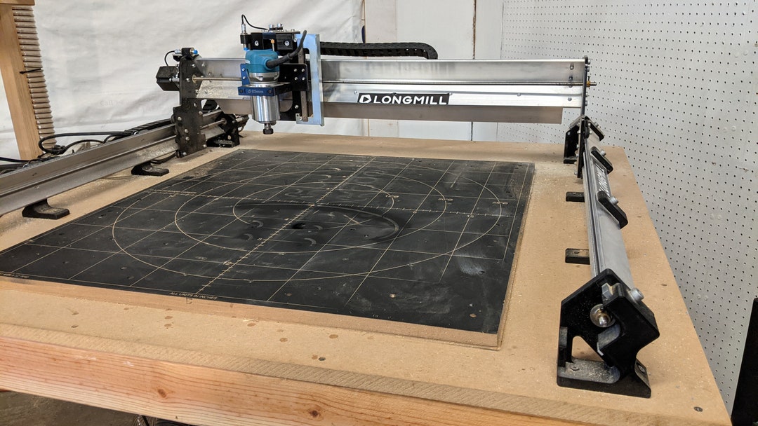 Longmill MK2 30x30 Spoilboard File Make Your Own Diy Waste Board Spoil Board CNC Router Sienci 30x30 Grid Surfacing DXF and SVG Files Etsy Denmark