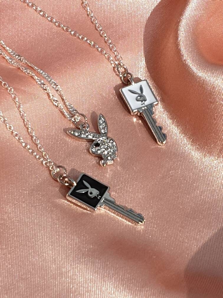 Stainless steel playboy necklace Clearance