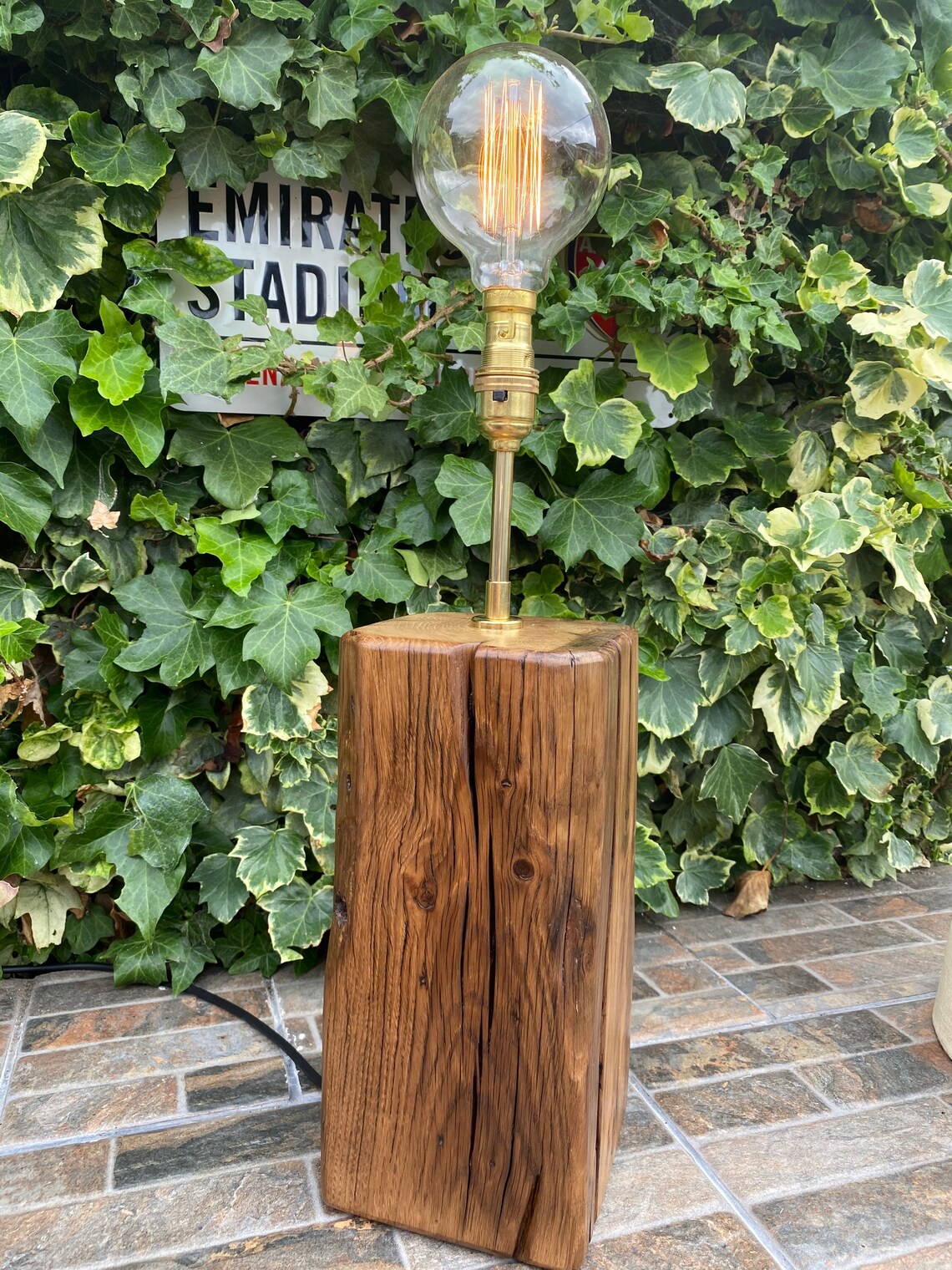 Wedding gifts gifts for him Table Lamp reclaimed English | Etsy