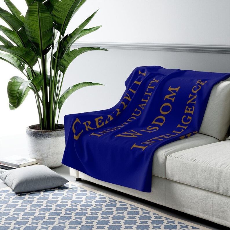 Ravenclaw House Traits Sherpa Fleece Blanket Harry Potter Etsy