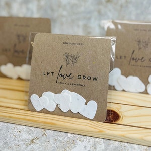 Wedding Favours - Plantable wedding favours - Seed wedding favours - Embedded seed wedding favours - Seed favours - Favours - Wedding