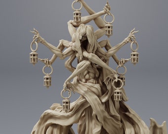 Lady of the Marsh - 32mm Resin Miniature DnD Miniatures Dungeons & Dragons Miniatures Pathfinder Miniatures RPG Tabletop Wargaming