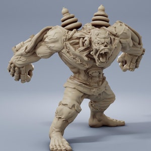 Frankenstein  Flesh Golem- Resin Miniature - DnD Miniatures - Dungeons & Dragons  - Pathfinder Miniatures - RPG - Tabletop - Wargaming