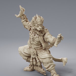 Rakshasa - Resin Miniature - DnD Miniatures - Dungeons & Dragons Miniatures - Pathfinder Miniatures - RPG - Tabletop Miniatures