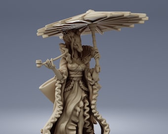 Female Ratfolk Noble - Resin Miniature - DnD Miniature - Dungeons & Dragons Miniature - Pathfinder - Frostgrave - RPG - Tabletop Miniature