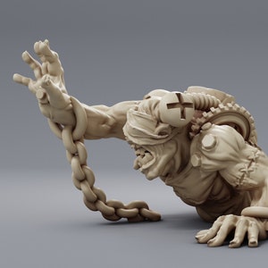 Prototype Golem - Resin Miniature - DnD - Dungeons & Dragons Miniatures - Pathfinder - Frostgrave - RPG - Tabletop - Wargaming - Demon