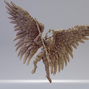 Guardian Angel - 32mm Resin Miniature DnD Miniatures Dungeons & Dragons Miniatures Pathfinder Miniatures RPG Tabletop Wargaming