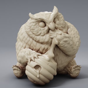 Owlkin Bear - owlbear- 28mm 32mm Resin Miniature DnD Miniatures Dungeons & Dragons Miniatures Pathfinder Miniatures RPG Tabletop Wargaming