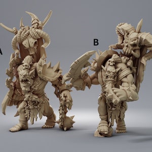 Orc Bannerman - 32mm Resin Miniature - DnD - Dungeons & Dragons Miniatures - Pathfinder - Frostgrave - RPG - Tabletop - Wargaming - Warrior