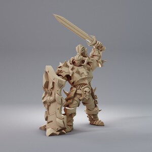 Goliath Shield Defender- 32mm - Resin Miniature - DnD Miniatures - Dungeons & Dragons Miniatures - Pathfinder Miniatures - RPG - Wargaming