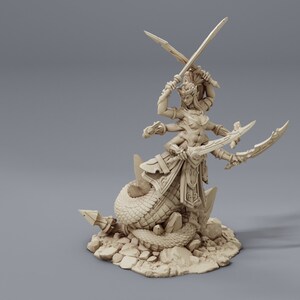 Yuan Ti - 3D Printed Miniature Model for DnD and Roleplaying Games