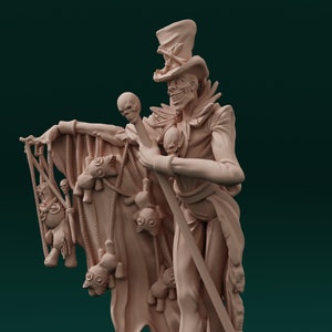Puppet master - Resin Miniature - DnD - Dungeons & Dragons Miniatures - Pathfinder - Frostgrave - RPG - Tabletop - Wargaming - Demon